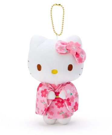 Hello Kitty Mascot Holder (Sakura Kimono)