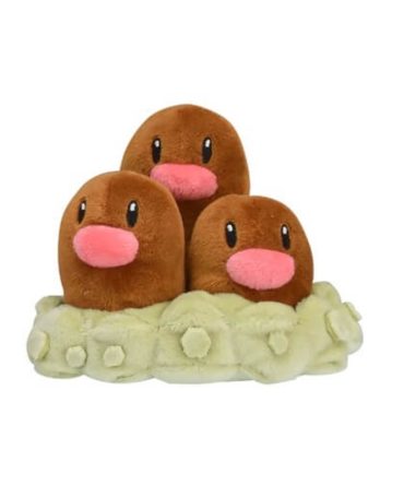 Pokemon Center Original Plush Pokemon Fit Dugtrio