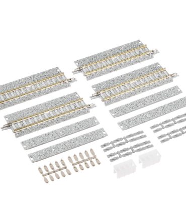 Tomytec Tomix N Gauge Wide PC Rail Model Set of 4 – S70-WP F 1764 Railway Supplies