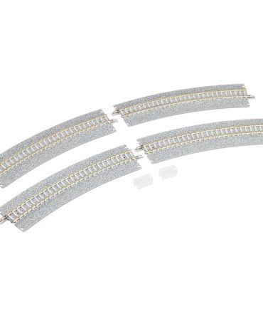 Tomytec Tomix N Gauge Wide Pc Approach Rail 4-Piece Set Railway Model Supplies