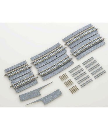 Tomytec Tomix N Gauge Wide PC Curve Rail and S70-WP 1750 Model Railway Set