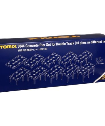 Tomytec Tomix Railway Model – N Gauge Double Track Slope Pier Set 10 Pieces 3044