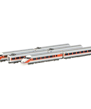 Tomytec Tomix N Gauge Tobu 100 Series Spacia 6-Car Railway Model Train Sunny Coral Orange