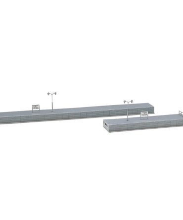Tomytec Tomix N Gauge Modern Island Platform 4011 Straight Edge Railway Model
