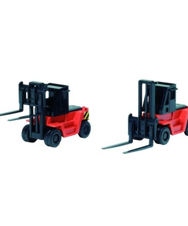 Tomytec Tomix N Gauge Orange Forklift 2 Unit Set 3518 Railway Model Supplies