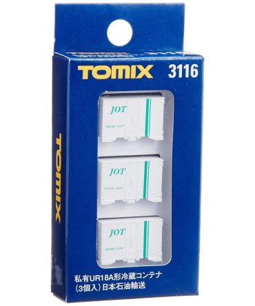 Tomytec Tomix N Gauge Ur18A 3-Piece Refrigerated Container – Nippon Oil Railway Model