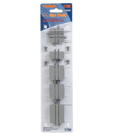 Tomytec Tomix N Gauge Wide Tram Crossing Rail with Auxiliary Rail 1799 Model