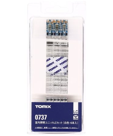 Tomytec Tomix N Gauge White LC Indoor Lighting Unit 6 Piece 0737 Railway Model