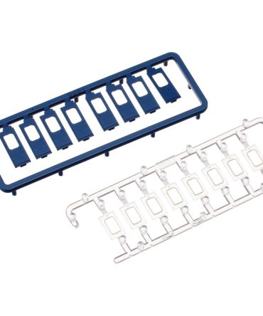 Tomytec Tomix N Gauge Replacement Door Set with H Rubber Windows Blue 8pcs for Model Railways