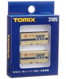 Tomytec Tomix N Gauge Ur19A-1000 3-Piece Sky Blue Container Nippon Oil Transportation 3159 Model