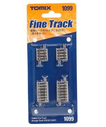 Tomytec Tomix N Gauge S18.5 F & S33 F Set of 2 Rail Models 1099 – Railway Supplies