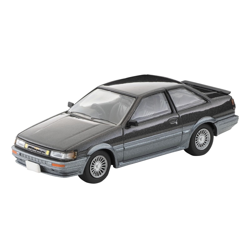 Tomytec Vintage Neo Toyota Corolla Levin 2-Door GT-Apex Scale 1/64 1985 Black Gray Finish