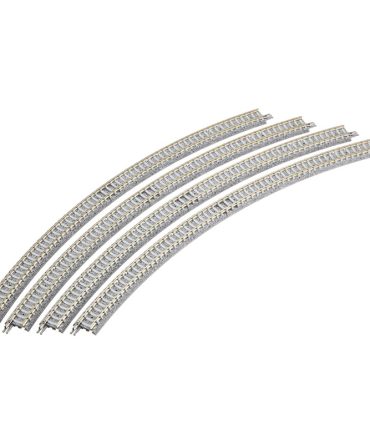 Tomytec Tomix N Gauge Set of 4 Curved Pc Rail C391-45-Pc F 1198 Railway Model Supplies