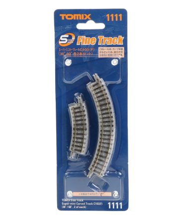 Tomytec Tomix N Gauge Super Mini Curve Rail Model 1111 Railway Supplies
