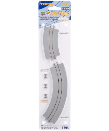 Tomytec Tomix N Gauge Wide Tram Mini Curve Rail Set Railway Model Supplies – 1796