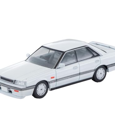 Tomytec Vintage Neo Nissan Skyline 1987 4-Door Ht Gt Twin Cam White – 1/64 Scale Model