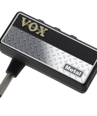Vox Amplug2 Metal Battery-Powered Guitar Amplifier Headphones with Built-In Effects High Gain Sound Plug