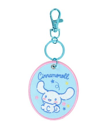 Sanrio Cinnamoroll Embroidered Keychain First Edition Polyester Steel